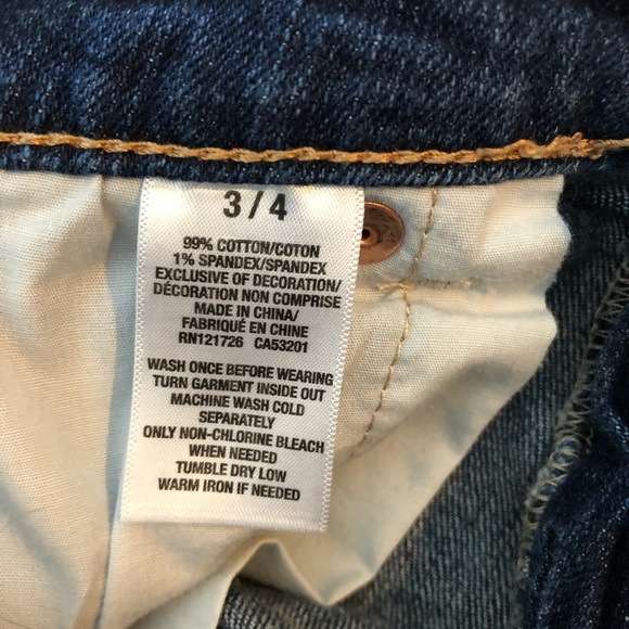 Aeropostale Denim Jean Shorts Size 3/4 - Picture 5 of 5